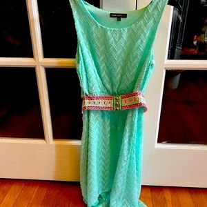 Worn once. Sequin Hearts. Size 10 girl. Easter or Formal Dress Mint color